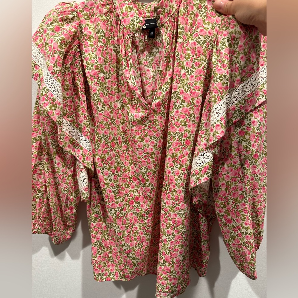 A New Day Floral Blouse